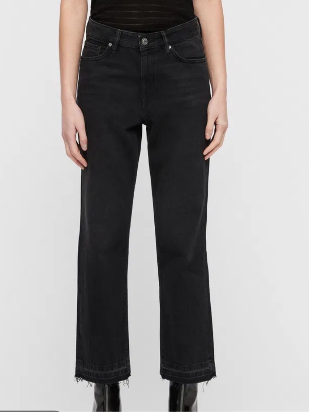 All Saints Ava High-Rise Straight Leg Jeans